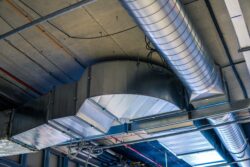 air ducts in a building