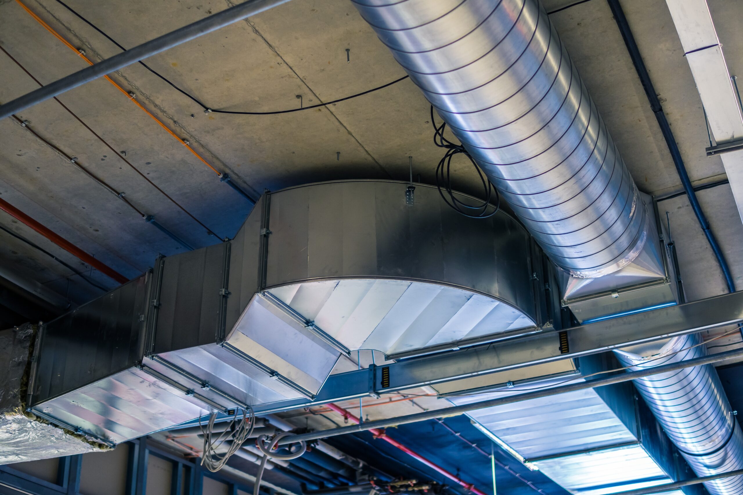 air ducts in a building