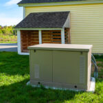 backup generator outside of a home