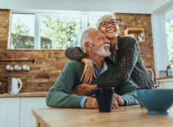 A couple smiling together while waiting for Air Conditioning Installation in Huntertown, IN